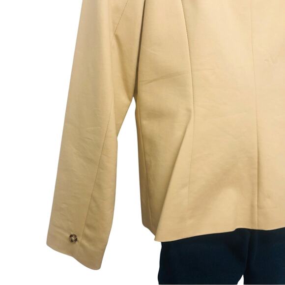 Jules & Leopold Tan Blazer Single Button Patch Pockets Normcore Office Attire - Picture 15 of 16